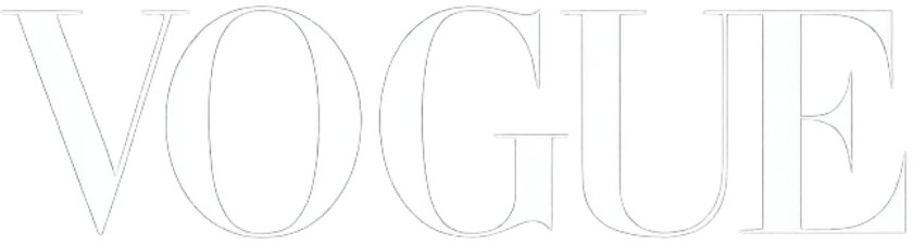 Vogue logo on a white background